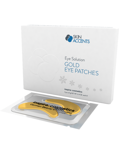 SKIN ACCENTS Guldfärgade ögonkuddar