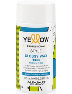 YELLOW STYLE GLOSSY WAX vax...