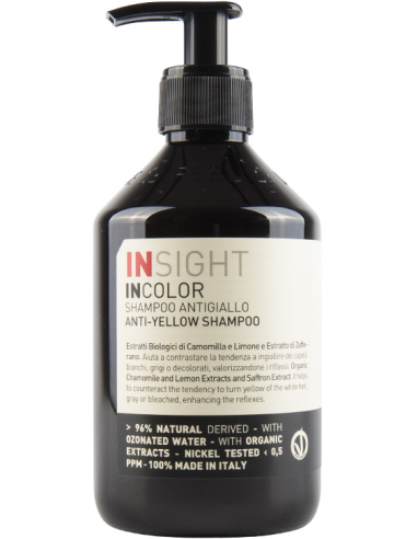 INSIGHT INCOLOR Anti-gult schampo 400ml