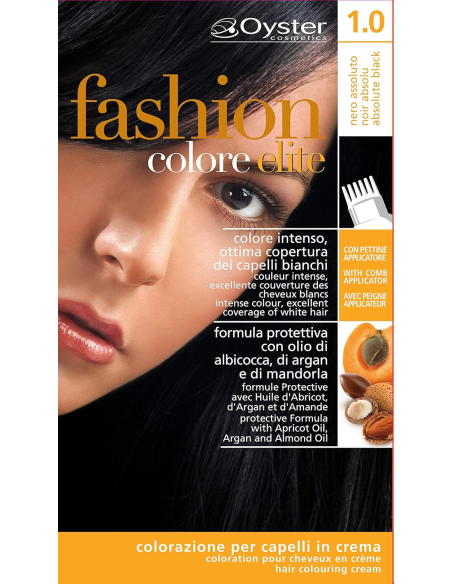 FASHION ELITE hårfärg 1.0, svart 50ml+50ml+15ml