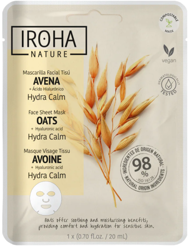 IROHA NATURE Ansiktsmask Hydra Calm...