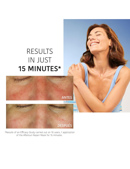 IROHA NATURE Ansiktsmask efter solexponering, lindrar irritation 25ml