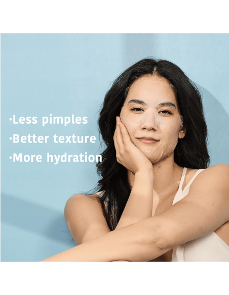 IROHA NATURE ACNE PRONE Mask med salicylsyra för fet hud med akne 20ml