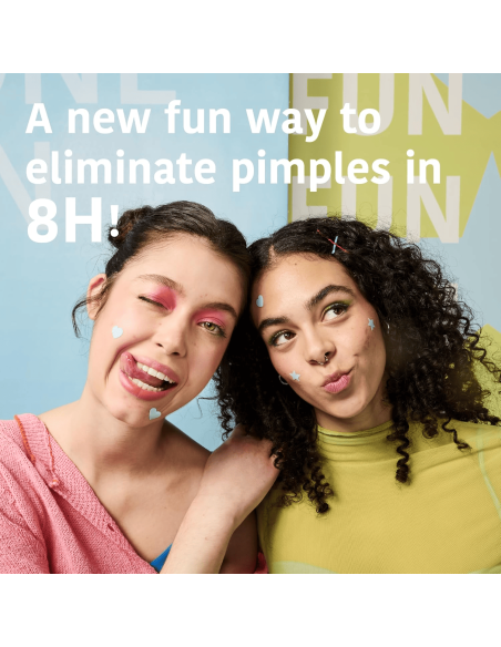 IROHA NATURE ACNE PRONE FUN Plåster med salicylsyra för behandling och förebyggande av akne 15 st/förpackning.