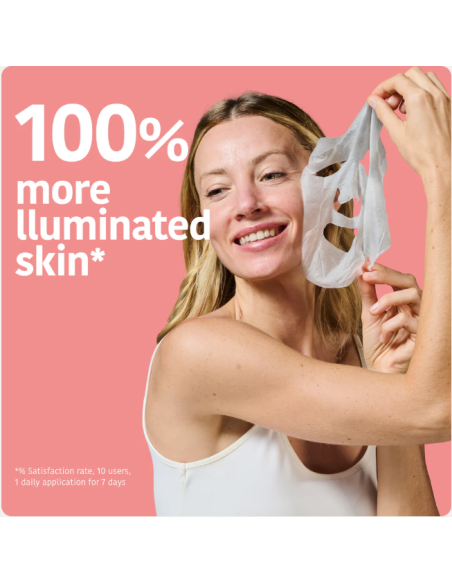 IROHA NATURE Ansiktsmask med hyaluronsyra och C-vitamin 20 ml