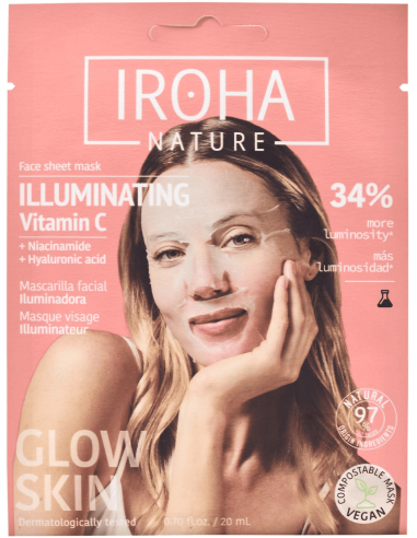 IROHA NATURE Ansiktsmask med...