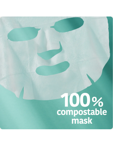 IROHA NATURE Avgiftande/Biologisk Ansiktsmask med Träkol 20ml