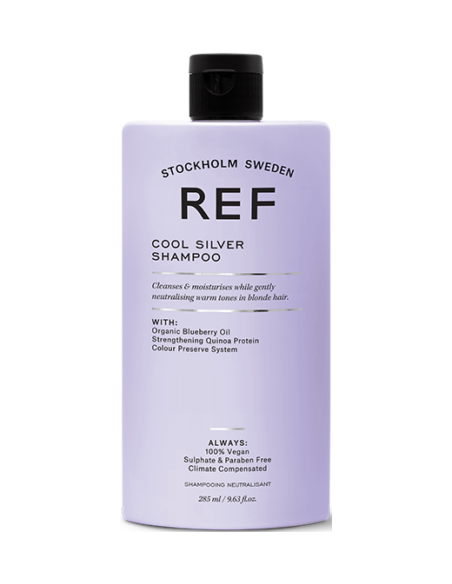 REF - Cool Silver - schampo för neutralisering av gult pigment 285ml