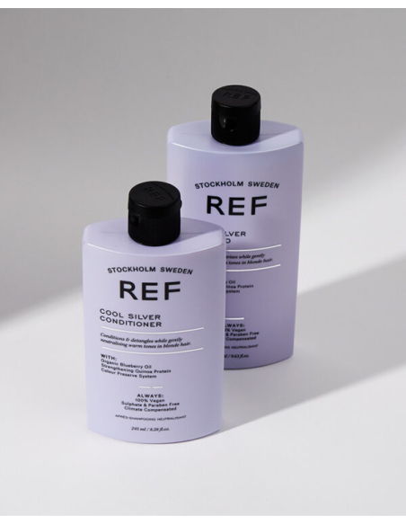 REF - Cool Silver - schampo för neutralisering av gult pigment 285ml