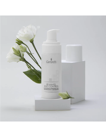 RE-WHITE AGE CONTROL Mikropeelingskum för ansiktsrengöring, biostimulerande 160 ml