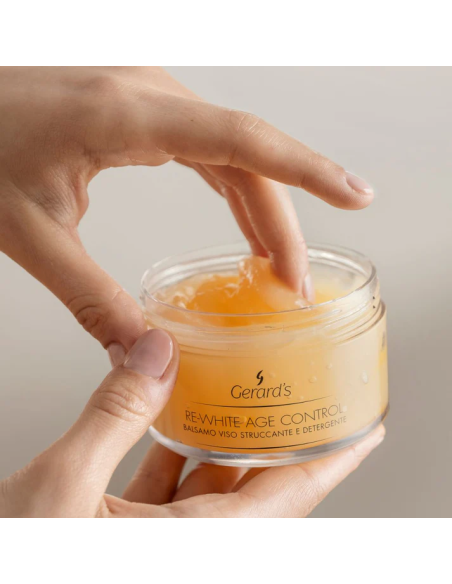 RE-WHITE AGE CONTROL Balm för ögon, läppar, ansikte för sminkborttagning och djuprengöring 150 ml