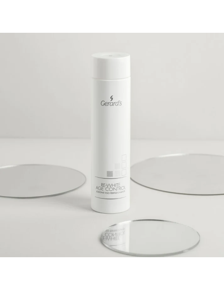 RE-WHITE AGE CONTROL Perfektionerande ansiktslotion, rengörande, mattgörande, balanserar hudens pH-värde 200ml