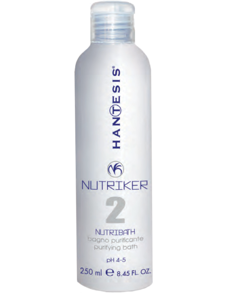 NUTRIBATH 2 Schampo för att förbättra hårstrukturen, rengör skonsamt pH 4-5 250 ml