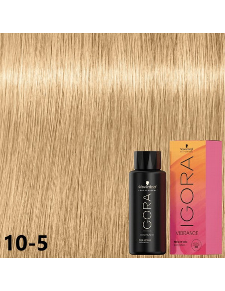 Schwarzkopf IGORA VIBRANCE demi-permanent hårfärg 10-5, 60 ml
