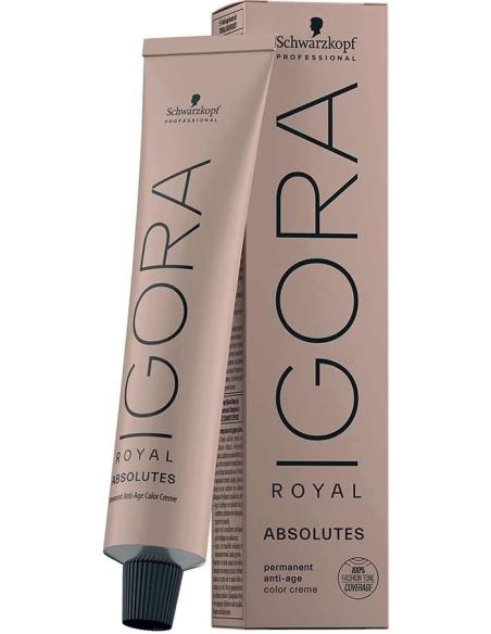 IGORA ROYAL Absolutes 9-50 ļoti gaiši blonds zelta dabiskais tonis 60ml