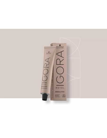 IGORA ROYAL Absolutes 9-50 ļoti gaiši blonds zelta dabiskais tonis 60ml