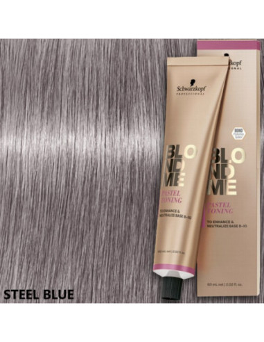 BLONDME Pastelltoning - Stålblå 60ml