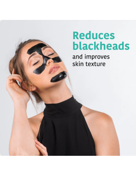 IROHA NATURE Ansiktsmask Peel-Off med träkol 18g