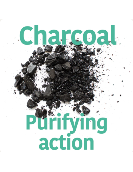 IROHA NATURE Ansiktsmask Peel-Off med träkol 18g