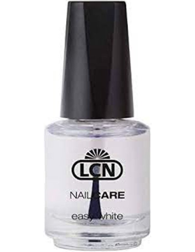 LCN Easy White - nagellacksöverlack 16ml