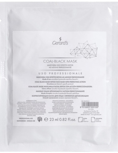 COAL-BLACK Ansiktsmask, kraftfullt...