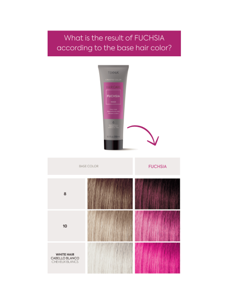TEKNIA CREATIVE COLOR - FUCHSIA Ansiktsmask 250ml