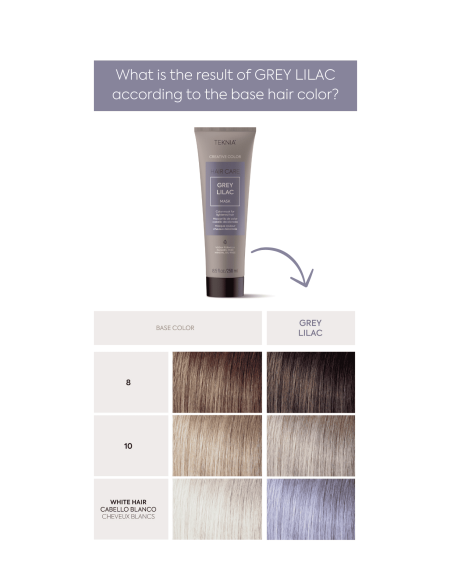 TEKNIA CREATIVE COLOR - GRÅ LILA Färgmask 250ml