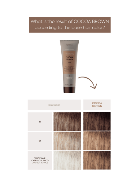 TEKNIA COLOR REFRESH - COCOA BROWN Toningmask 250ml