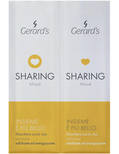 SHARING MOOD Ansiktsskrubb/mask,...