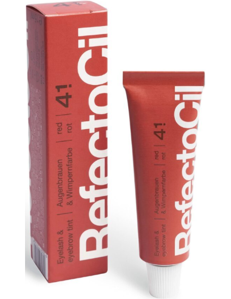 RefectoCil ögonbryns- och ögonfransfärg, röd 4.1, 15ml
