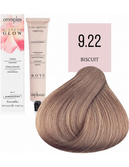 Tonējošā matu krāsa Omniplex Blossom Glow 9.22 100ml