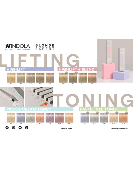 INDOLA BLONDE EXPERT H.27+ Highlift+ Blend 60ml