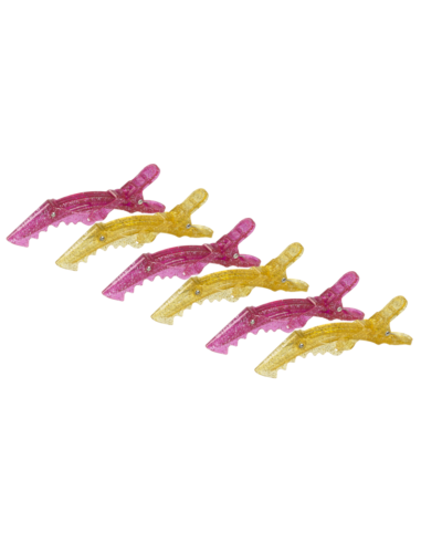 Klämmor Gator Glansiga Läppar 11cm, 6 st