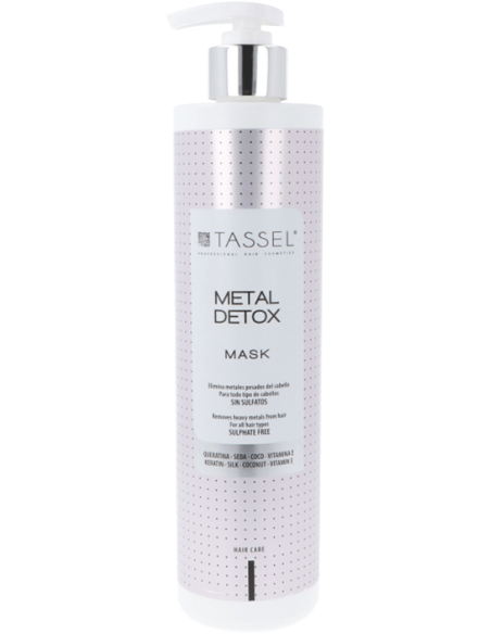 TASSEL METAL DETOX Mask för att ta bort metall från håret efter kemisk behandling 500 ml