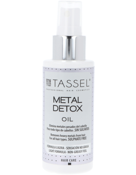 TASSEL METAL DETOX Oil - spray för hår efter kemiska behandlingar, regenererande 150 ml
