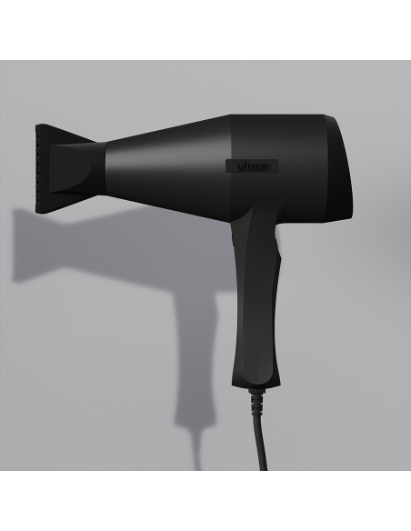 Notus Deluxe hårtork, kraftfull borstlös motor, 5 hastigheter, 2000 W, 470 g