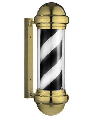 Barberstångsskylt, guld, 30x36x78cm,...