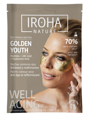 IROHA NATURE Patches - mask med 24K...