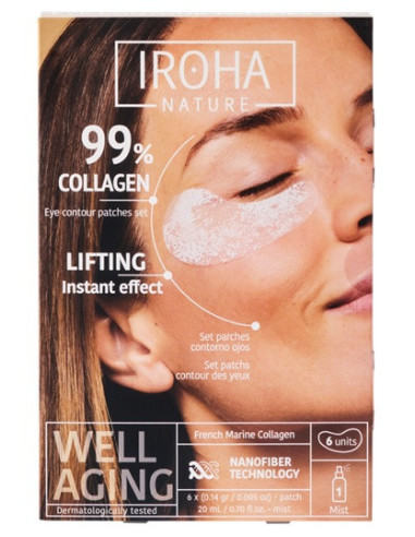 IROHA Nature 99% kollagenplåster set...