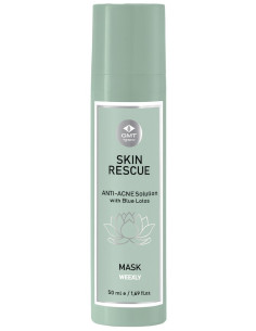 Krämig texturmask mot akne...