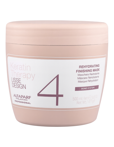 ALFAPARF Keratin Therapy Lisse Design återfuktande avslutande inpackning Rehydrating Finishing 500 ml
