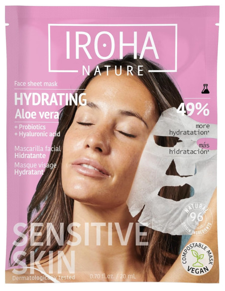 IROHA NATURE Travel Kit – resekit för hudvård (4 st + necessär)