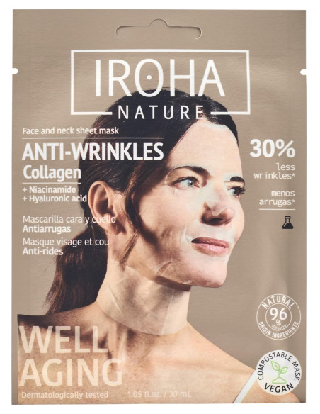 IROHA NATURE Travel Kit – resekit för hudvård (4 st + necessär)