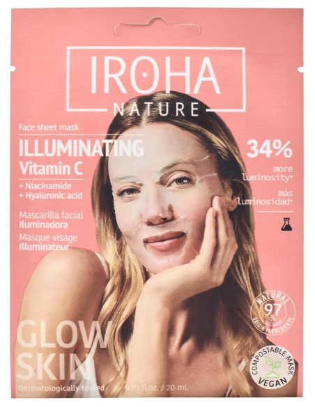 IROHA NATURE Travel Kit – resekit för hudvård (4 st + necessär)