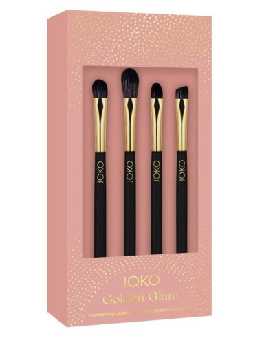 JOKO Golden Glam ögonmakeupborstset 4 st