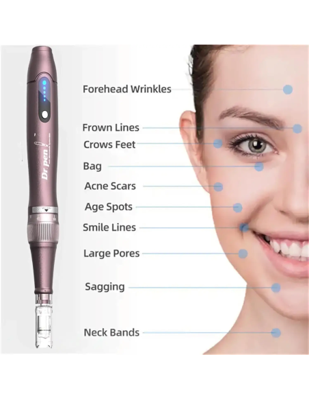 Dr. Pen Microneedling-apparat Dermapen A10, med batteri