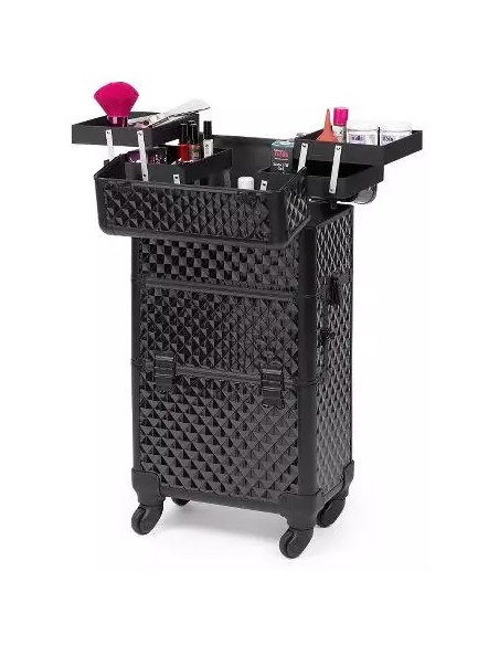 Professionell multifunktionell aluminium trolleyväska