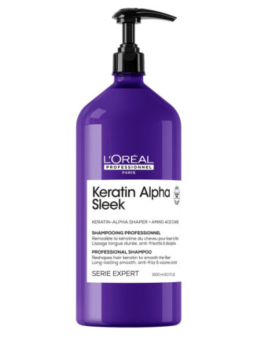 KERATIN ALPHA SLEEK schampo, 1500 ml