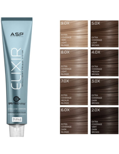 ASP Elixir Colour RS 2.0X Extra Grå...