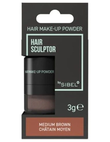 SIBEL HS Hårmakeuppuder 3g Mellanbrunt